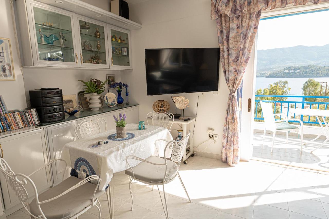 Вілла Rigos House At Askeli Beach, Poros Island Poros Town Екстер'єр фото